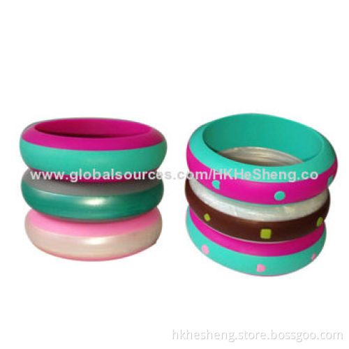 2014 Characteristic Creative Food-grade Silicone Bracelets, Nontoxic and BPA-free
